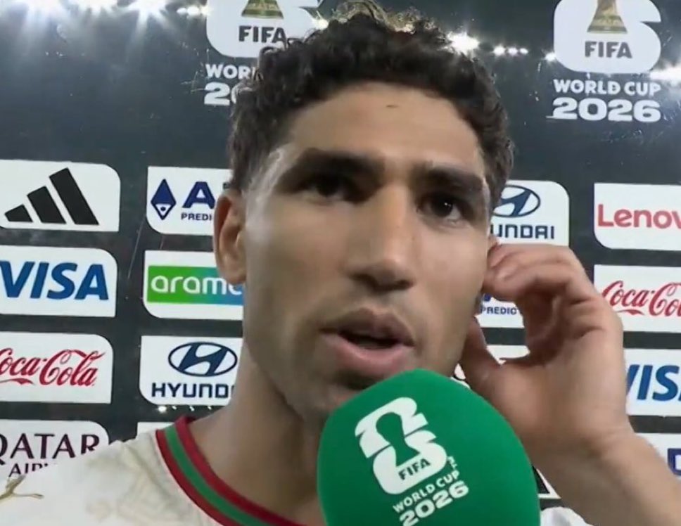 LionTimes_'s tweet photo. 🚨🗣️ Achraf Hakimi : 

« Je tiens à remercier le public mexicain pour son soutien aujourd’hui. 🇲🇽 »

« Ils nous ont montré un énorme soutien ici au Mexique. 🙌 » 🇲🇦 https://t.co/iCVayiy5DG