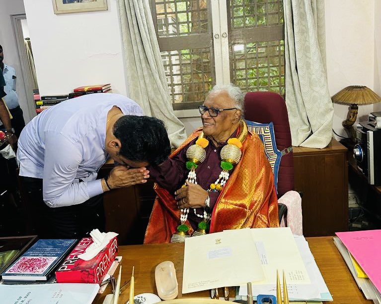 drashwathcn's tweet photo. Heartiest birthday wishes to the legendary scientist and Bharat Ratna, Prof. C. N. R. Rao.

Your relentless pursuit of scientific excellence, unwavering commitment to research, and remarkable contributions to advancing knowledge have earned you global admiration. You have not only elevated India’s standing in the world of science but have also inspired countless young minds to dream bigger and strive for excellence.

May you be blessed with good health, happiness, and many more years of guiding and inspiring future generations. Wishing you a wonderful birthday!