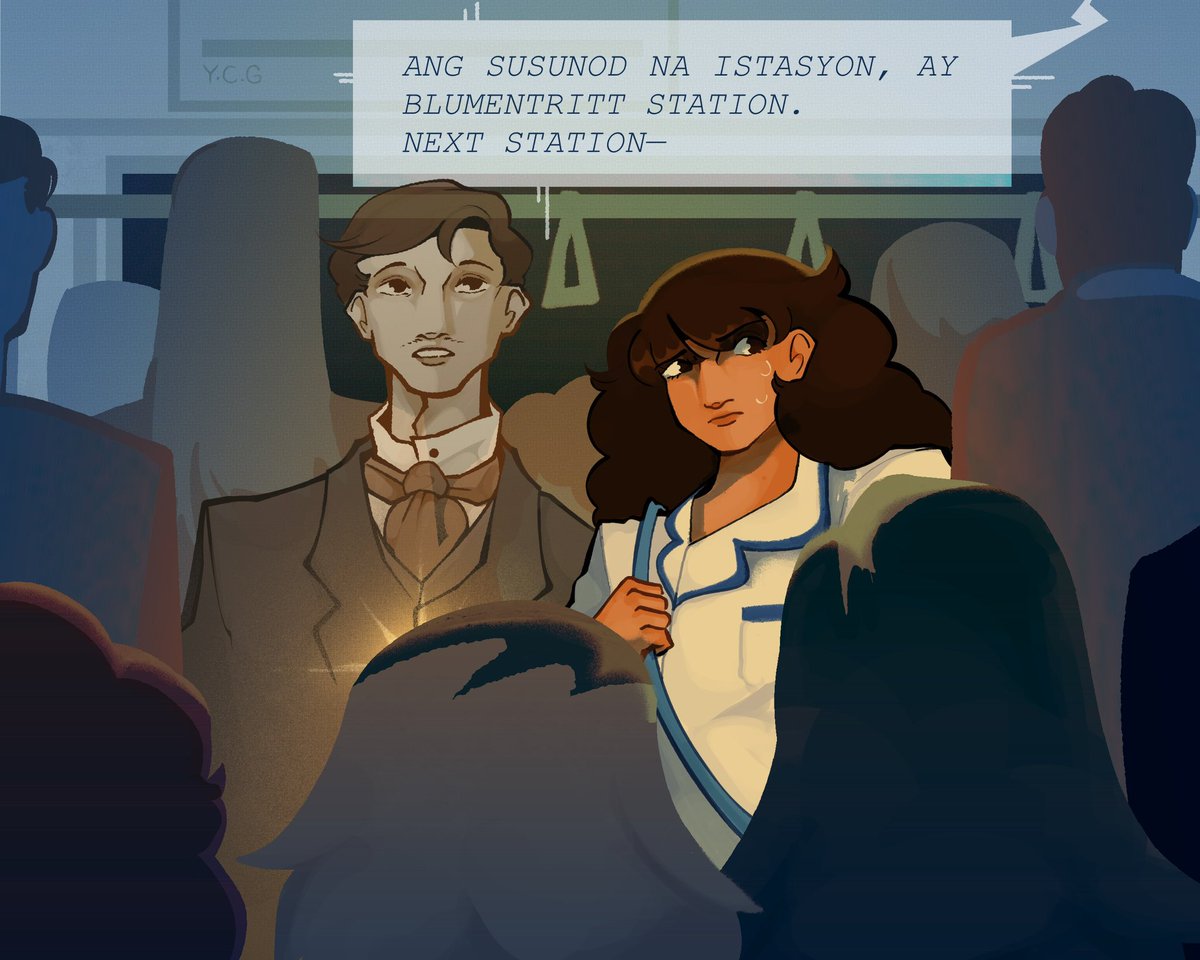 p1nkgremlin's tweet photo. [ghost!rizal au] approaching blumentritt station 🗣️

#artph https://t.co/7IyZAuVBRI