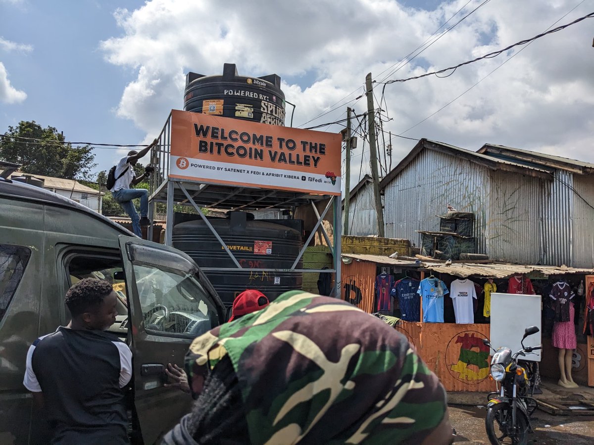 Graysatoshi's tweet photo. Great moments @AfribitKibera lit up @btcnairobi_conf with real circular economy wins. Youth showed Bitcoin payments for boda rides, solar charging, and mama mboga stalls. Community, education, and hope on full display. #bitcoin #kibera #bitcoinnairobiconference https://t.co/ZYfkU8EeIi