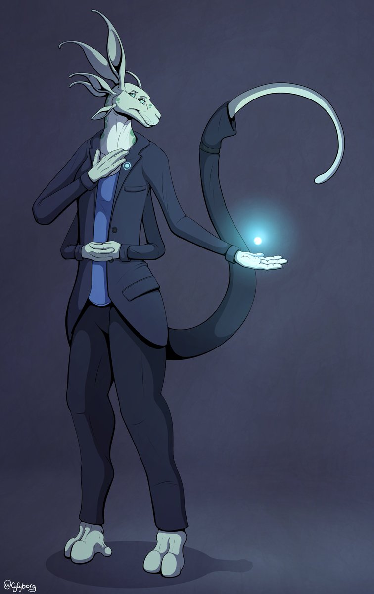 Cy_Cyborg_Draws's tweet photo. I made the swap to Linux last month, so I did this drawing of the antagonist of my comic, Avenix, to test everything out! This took me WAY longer to draw than usual, but I think that mostly came down to needing to relearn a lot of stuff in Krita that used to be muscle memory lol https://t.co/BuwW8t1svF