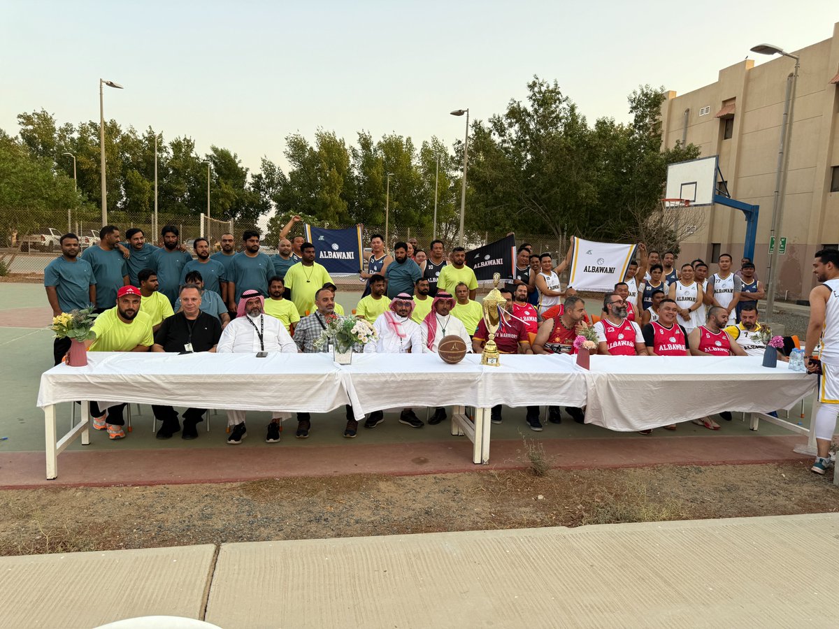 albawani's tweet photo. انطلاق بطولة #البواني لكرة السلة والكريكيت 2026، والتي تستمر على مدار أسبوعين، في أجواء تعكس روح الفريق، والتنافس الإيجابي، وثقافة التعاون التي تجمع موظفينا.
ترقبوا أبرز محطات البطولة حتى المباراة النهائية وحفل تكريم الفائزين.

The #AlBawani Basketball & Cricket Tournament 2026 is officially underway!
Bringing colleagues together through sports, teamwork, and friendly competition, the tournament reflects our commitment to employee well-being and a connected workplace culture.
Here's a great season ahead!