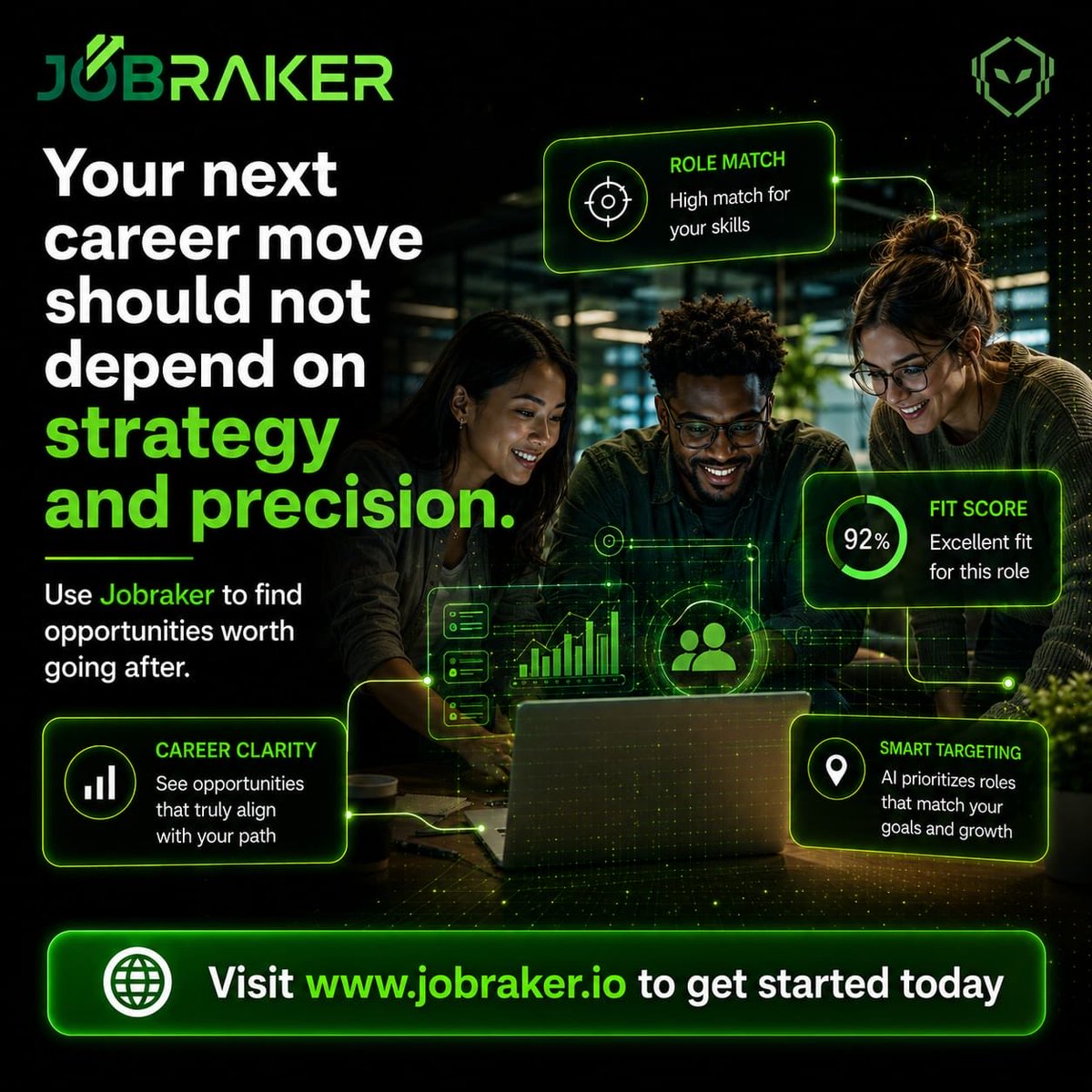 Jobraker1's tweet photo. Stop guessing. Start targeting. 🎯
JobRaker helps you find opportunities that actually match your skills and career goals.
Your next role starts here.
🚀 https://t.co/6CXjiBGsKJ
#JobRaker #Careers https://t.co/9sITnNFLfE