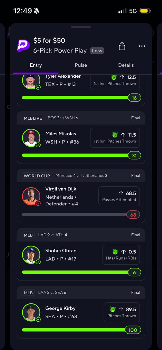 earlb13's tweet photo. Again @PrizePicks !!!! Stop 🛑 with the rigged discounts! Four one in a week!!! https://t.co/lQ7VOuBSO3