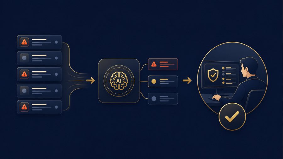 Postquantuminc's tweet photo. The SOC problem is no longer just detection.

It is the queue.

AI is now taking the first pass on alert triage, enrichment, and routine response so analysts can focus on calls that carry risk.

The 2026 Cybersecurity Stars Awards winners show where SOC automation is headed. https://t.co/LXnkQboyyC