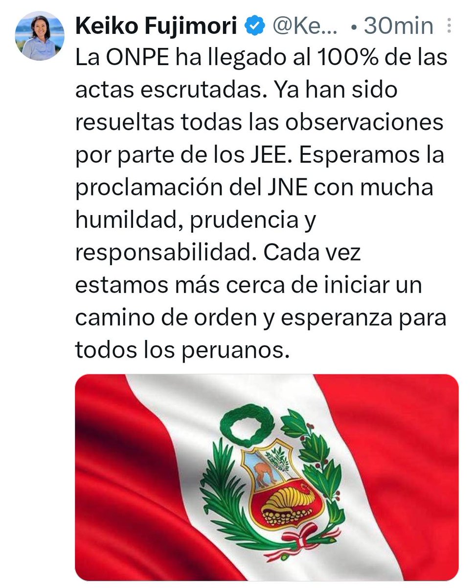 JulioCaballeroM's tweet photo. Por eso es Presidente Fujimori, su don de gente la precede, no hay forma de seguir en la falsa narrativa.
De los vividores del estado podemos esperar cuánta infamia sea posible contra SU Presidente: @KeikoFujimori https://t.co/BZ4KzmOkZi