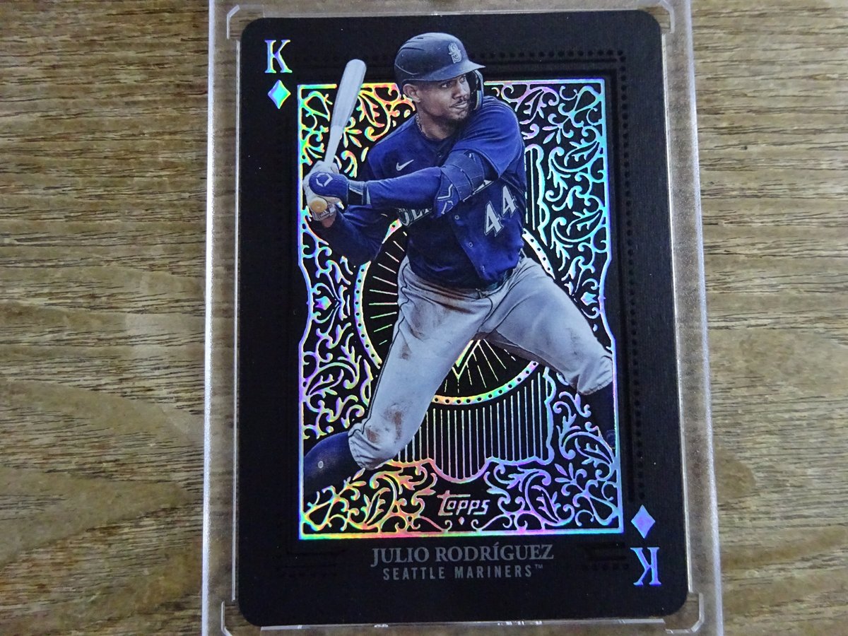 マリッジトキシン 特製メタリック ポスター 非売品 マリナーズ ) 2025 TOPPS SERIES 2 フリオ・ロドリゲス ALL KINGS