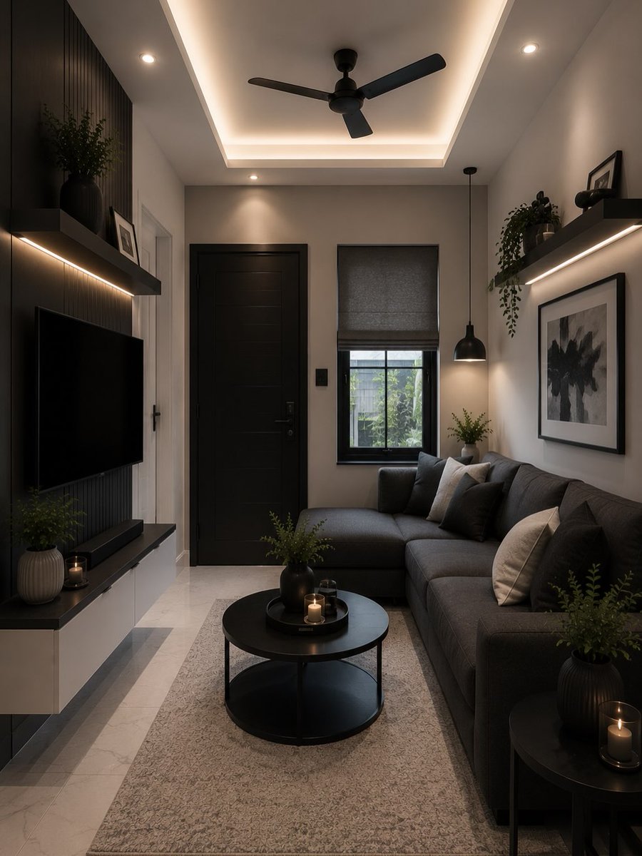 Interiorarchdes's tweet photo. A LIVING ROOM WITH MINIMAL SPACE!!!! https://t.co/vIOQzYC9E8