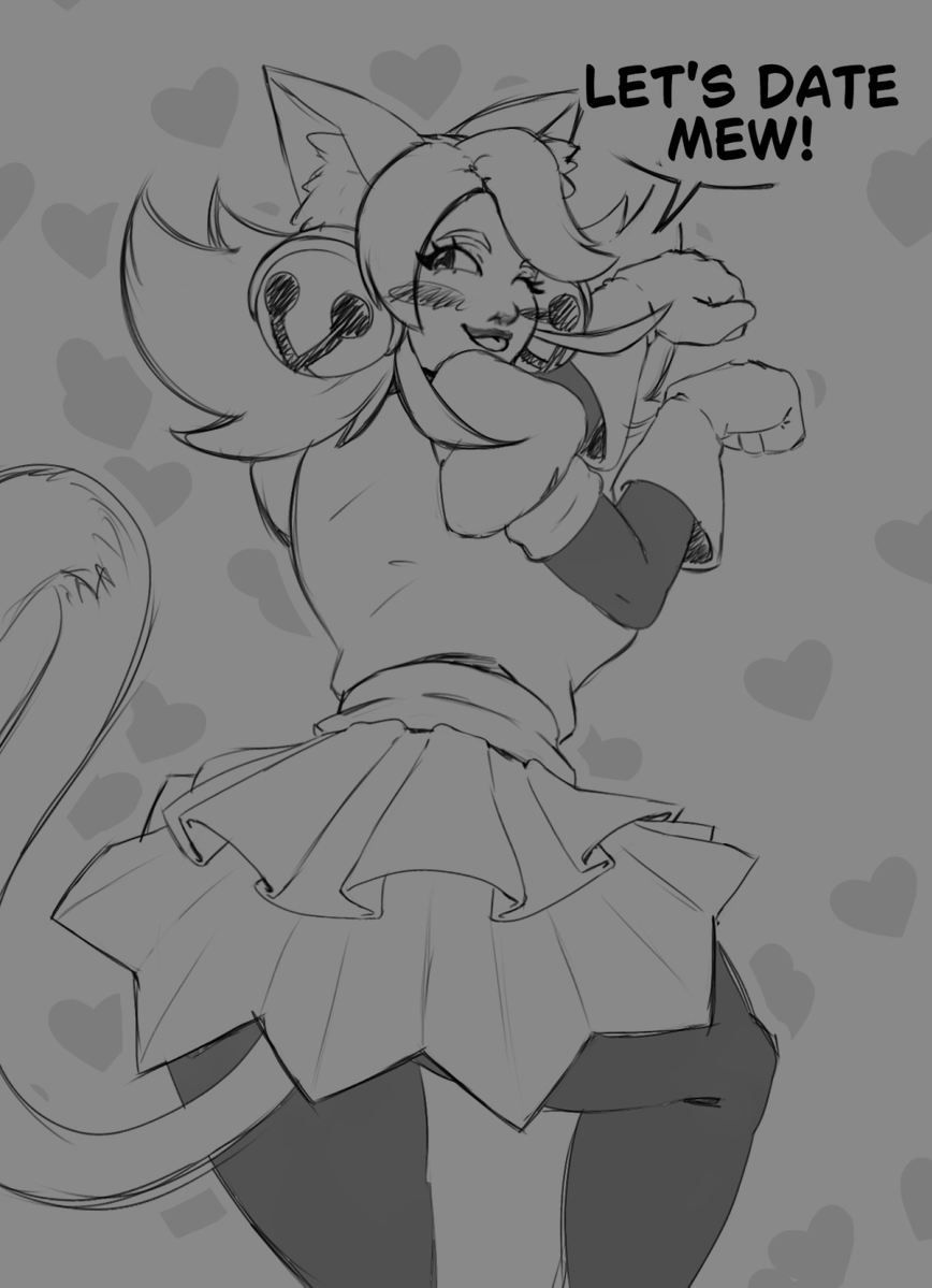 SpooKoArts's tweet photo. She's a Mew Mew Girl! https://t.co/3t8zfrZqeE