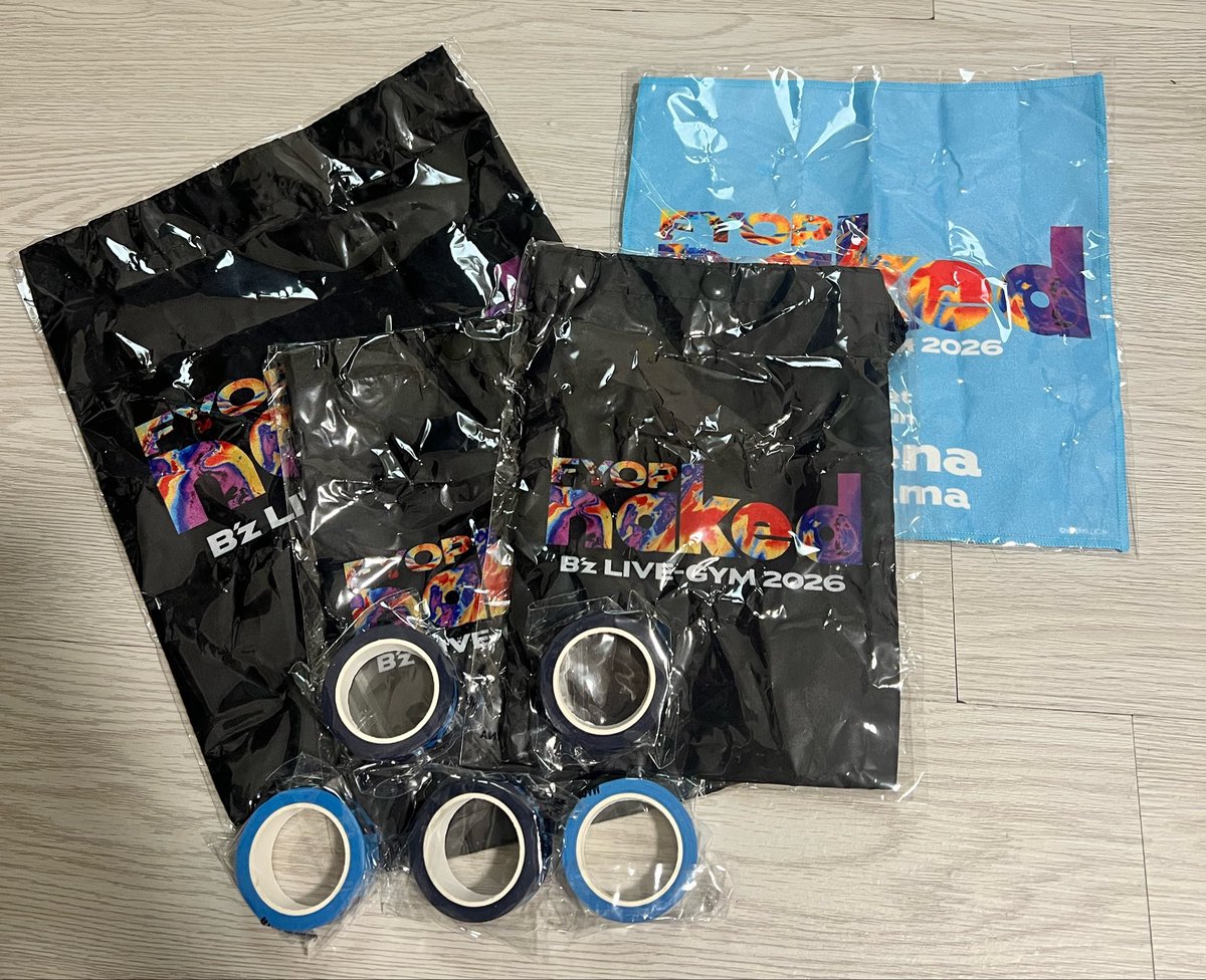 kochan_09's tweet photo. 【交換】B'z LIVE-GYM2026 FYOP Naked ガチャガチャ

【譲】
ファイバータオル青×1
ミニトート黒×1
サコッシュ×2
マスキングテープ青×2
マスキングテープ紺×3

【求】定価買取

都内手渡し可能です。
よろしくお願いいたします。

#B'z
#Bz
#FYOP
#FYOPnaked https://t.co/juP3C4oReD