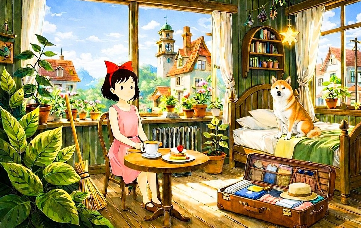 女の子と柴犬】 📏50cm x 80cm 🎨120色(3AB 5FD) 💎スクエア 📆制作6