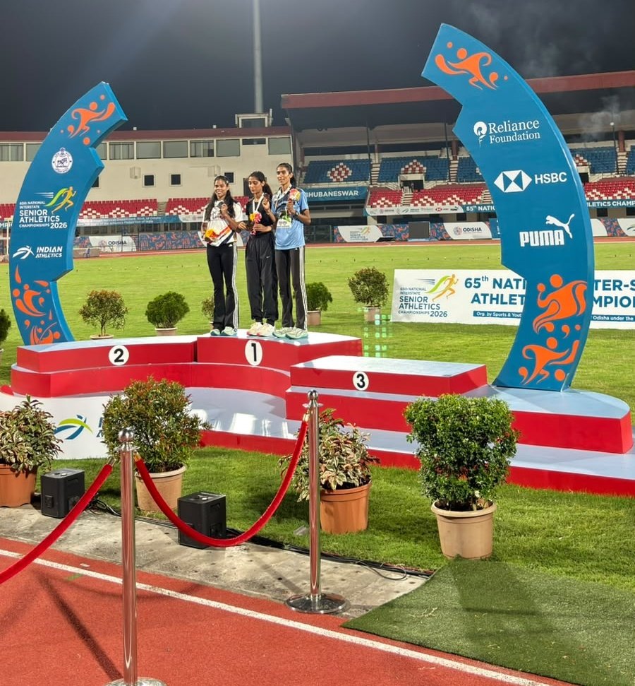 SSB_INDIA's tweet photo. 🏅 Proud Moment for Sashastra Seema Bal! 🇮🇳

#SSB athlete Constable Khushbu Gupta won the 🥈 Silver Medal in the 3000m Steeplechase with an impressive timing of 10:36.47 at the 65th National Inter-State Senior Athletics Championships 2026, held in Bhubaneswar, #Odisha, from 24–28 June 2026.

#DGSSB and all ranks of SSB congratulate her on this outstanding achievement and bringing laurels to the #Force.

#SSBIndia #InterStateAthletics2026 #Athletics #NationFirst #NationalChampionships #WomenInSports #ProudMoment

@HMOIndia @PIBHomeAffairs @PIB_India @Media_SAI @sports_odisha