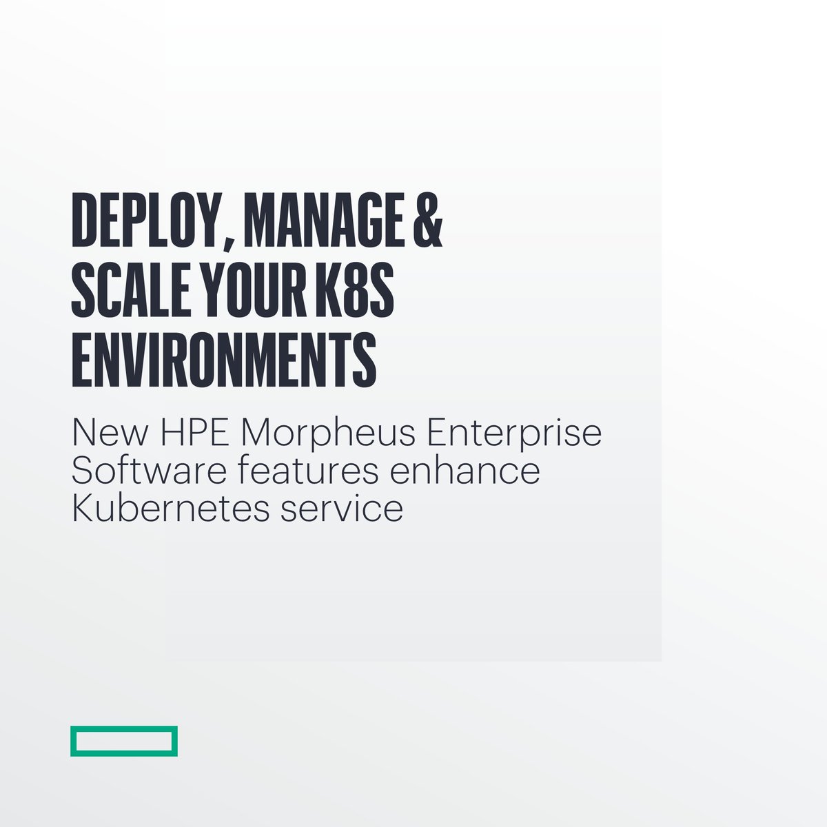 VSuresh_10's tweet photo. New! Enhanced HPE Morpheus Enterprise Software Kubernetes capabilities - automated integration with HPE KVM-based hypervisor (HVM), autoscaling, and a streamlined approach to full lifecycle management. Get details here! #HPEDEV https://t.co/v78CFHnDZh https://t.co/i3jK9K8XFQ