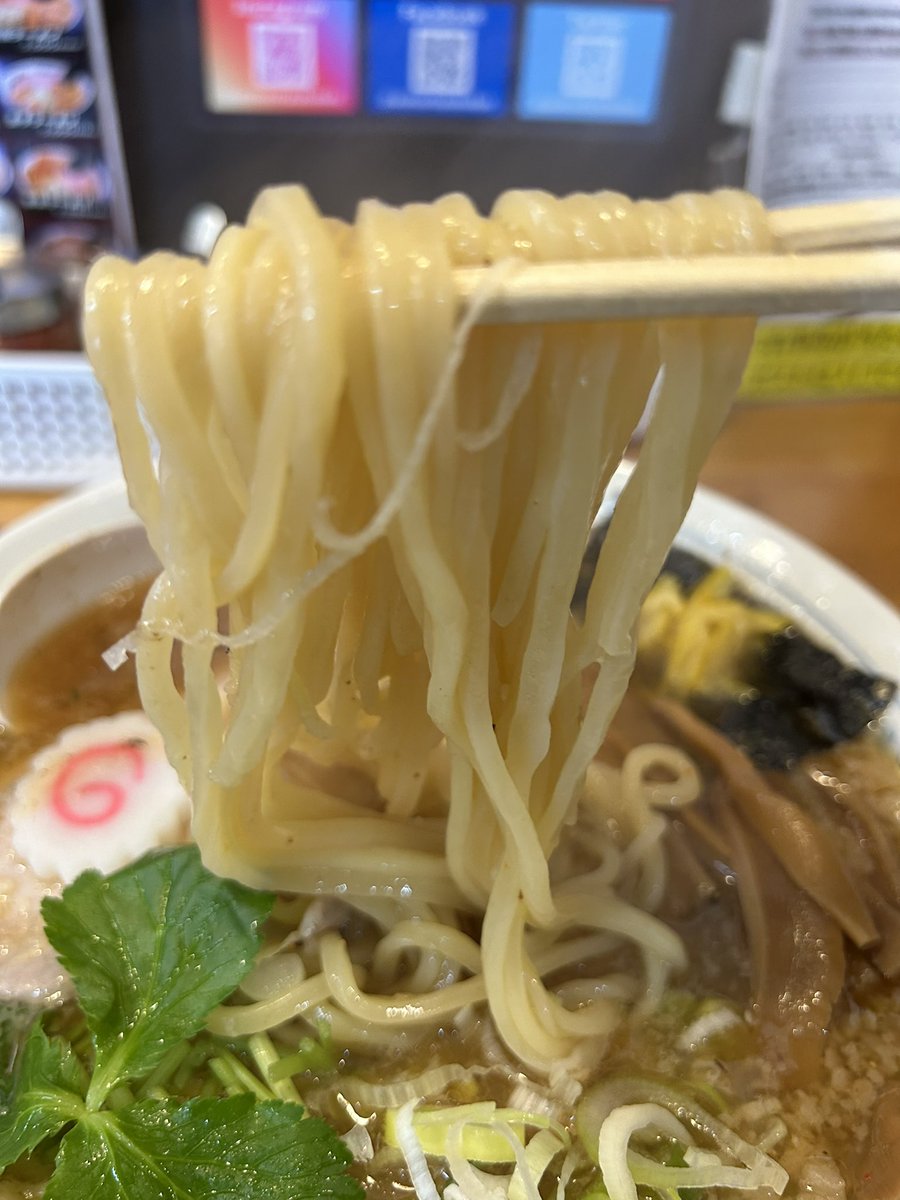 ginjiro600's tweet photo. もりそば（つけ麺）は食べたので今日はラーメンで。

何やら少し延長するらしい青森大勝軒のサバラー。

サバ背脂ラーメン 大盛り チャーシュー１枚トッピング

スルスルっと食べれるもりそばも美味かったが、ラーメンもめっちゃ美味い。

途中からニンニク投下して軽く味変したらハマった( ´ ▽ ` ) https://t.co/vMah5ODsfE