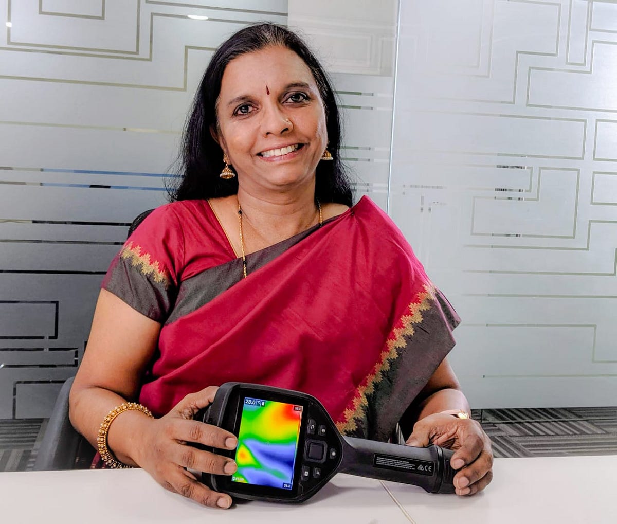 TheRocketMediaX's tweet photo. In 2016, Dr. Geetha Manjunath was heading AI research at Xerox's Bengaluru lab, a role that followed a PhD from IISc, a stint as Principal Scientist at HP Labs, and over two decades building enterprise AI systems. Then her cousin, in her early forties, was diagnosed with breast cancer at a stage too advanced to treat.

"The mammogram had missed her cancer earlier," Geetha would later say. She quit her job soon after.

Mammography, the global standard for breast cancer screening, has real limits. It uses ionising radiation, is often painful enough that women actively avoid it, and is known to be less reliable in younger women and in the dense breast tissue common across Indian women. In India, where breast cancer accounts for over a quarter of all cancer diagnoses and the five-year survival rate trails far behind the United States and Australia, late detection is not a statistic. It is the difference between a cure and a funeral.

Geetha had spent years working with thermal imaging on unrelated projects. She wondered if temperature variation in breast tissue could reveal what mammograms missed, and built the science to test it. The result, Thermalytix, requires no radiation, no incisions, and no physical contact: a woman sits before a thermal sensor for a few minutes, and an AI model trained on clinical data analyses the image.

Niramai Health Analytix, the company Geetha founded and now leads as CEO and CTO, has since screened over 300,000 women across more than 20 countries, built on 39 patents and validated in 55+ peer-reviewed clinical studies. Geetha herself has been named to Forbes India's Top 20 Self-Made Women and inducted as a Fellow of the Indian National Academy of Engineering.

For India, where cost and discomfort keep millions of women away from regular screening, a radiation-free test that can be deployed in a primary clinic is not a convenience. It is a chance to catch what would otherwise be caught too late.