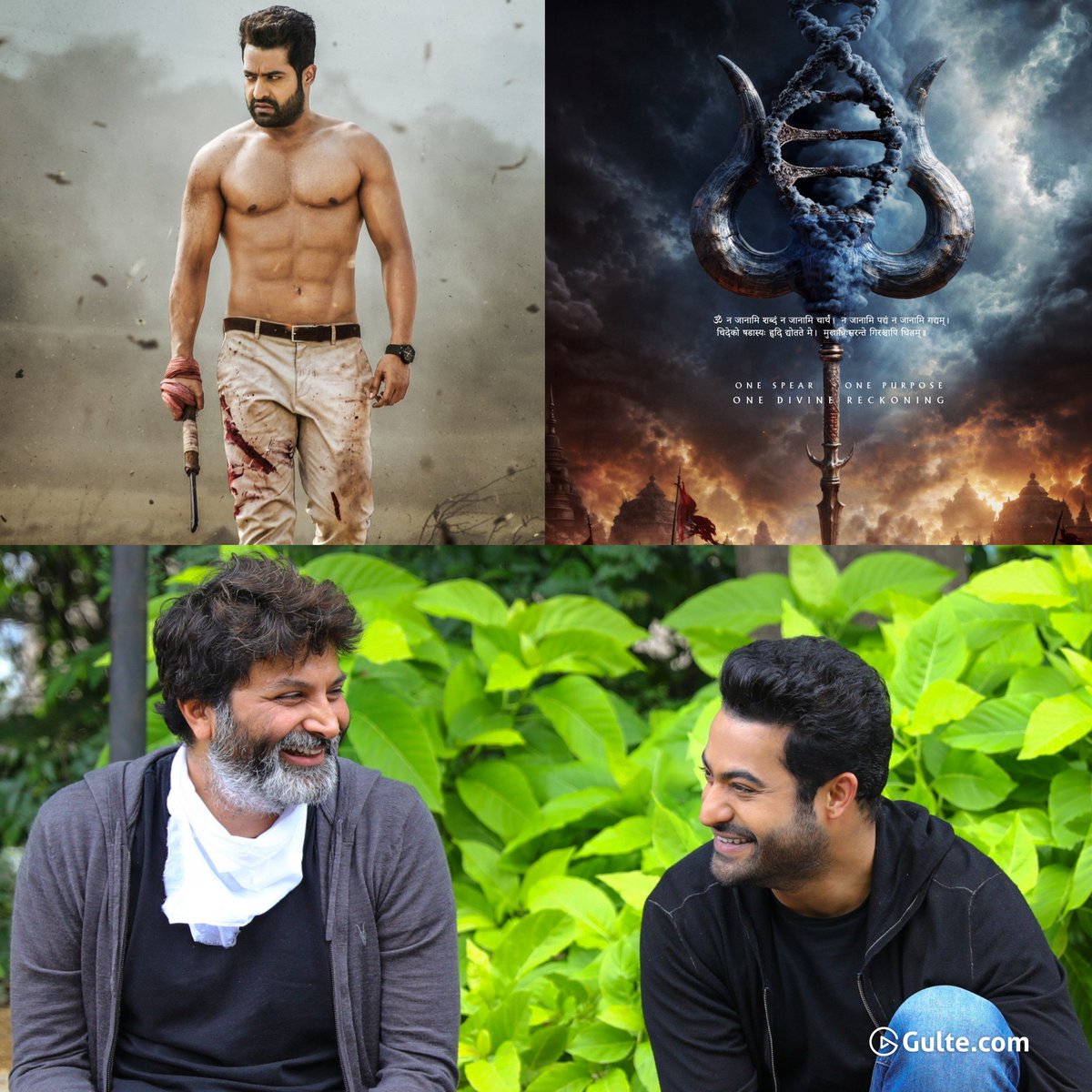 GulteOfficial's tweet photo. TWICE IN HIS CAREER, #Trivikram MADE A MAJOR GENRE SHIFT, AND BOTH TIMES... IT WAS WITH #JrNTR.

#NTRxTrivikram https://t.co/xRVbJqf0Gg