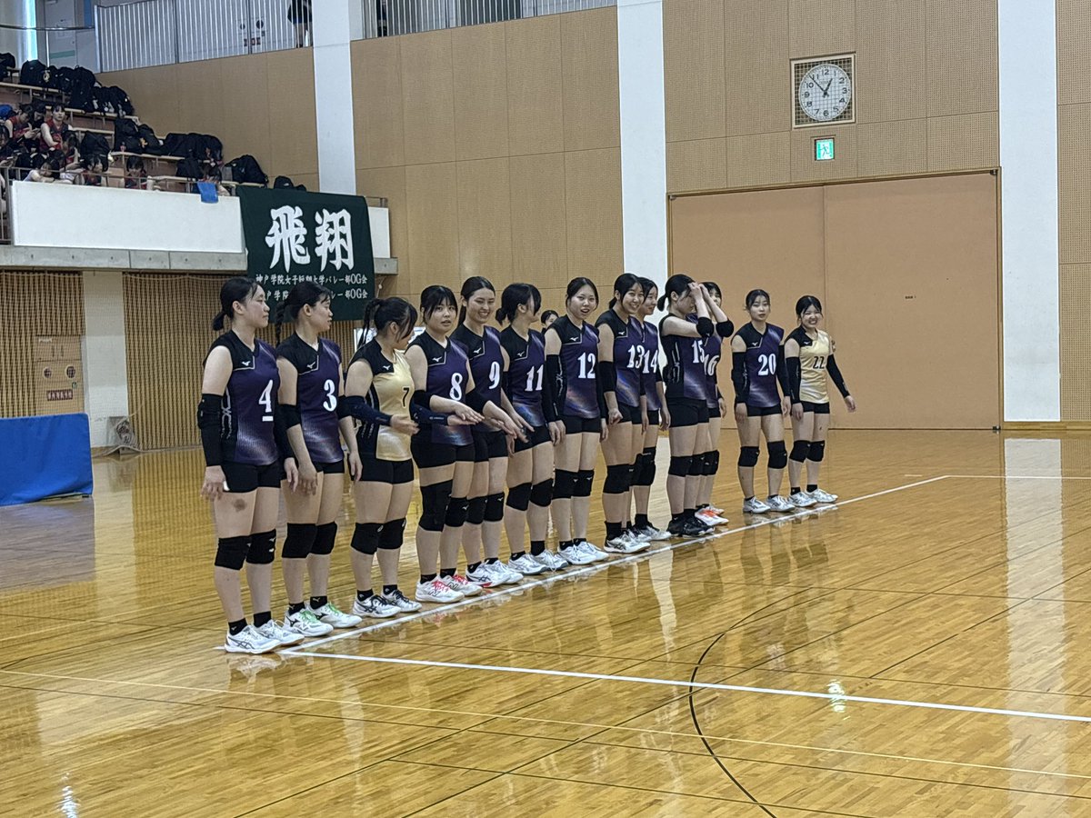 rumimama2's tweet photo. 西日本インカレ
トーナメント　1回戦
vs神戸学院大学　0-2 💦
1セット10点までが試合でした。あとは自滅⤵︎練習あるのみ💪
応援📣ありがとうございました🙇 https://t.co/Z3nCAxwajz