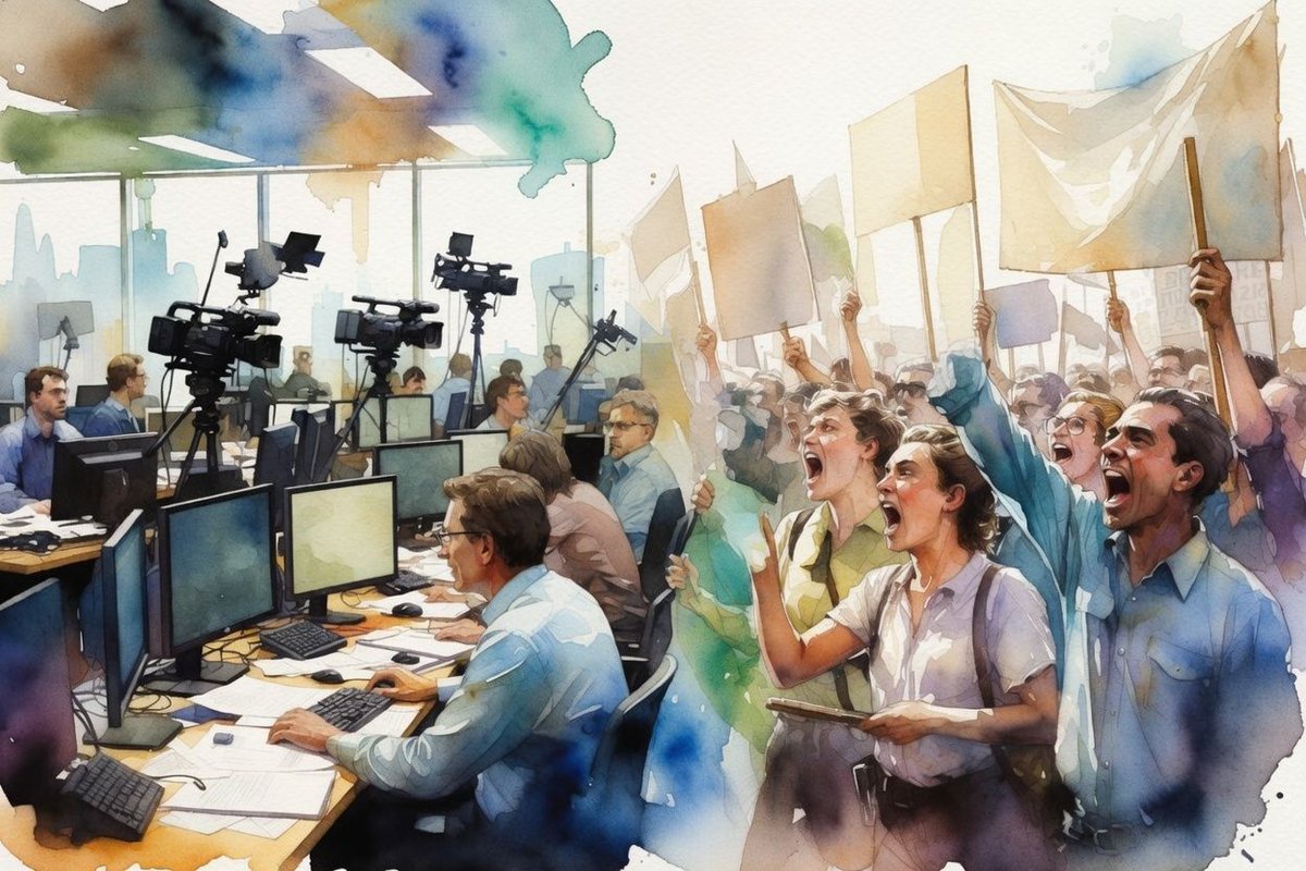 riehle_dennis's tweet photo. Heute ist das Thema der engen Verquickung zwischen NGOs und zahlreichen #Medien großes Thema auf X. Wie eng gestaltet sich die Zusammenarbeit von Vereinigungen aus dem linksprogressiven Spektrum und dem öffentlich-rechtlichen Rundfunk? Nur eine Frage von vielen, nachdem man nicht mehr leugnen kann, wie innig die Symbiose zwischen Journalisten und Aktivisten geworden ist. Immerhin sind die beiden Berufsbilder an vielen Stellen ineinander übergegangen. Aus eigener Erfahrung weiß ich, wie sehr man unter Druck steht, aber auch dem Reiz ausgesetzt wird, die Kooperation zu suchen. Doch sie wäre eine Todsünde, ein Verrat an berufsethischen Prinzipien, der klassische Dammbruch in Sachen Integrität und Glaubwürdigkeit. 

Selbst der Investigative muss immun genug dagegen sein, sich instrumentalisieren zu lassen. Das Tauschgeschäft zwischen recherchierten Informationen einerseits und der planvollen Veröffentlichung andererseits hat in Deutschland das Paradebeispiel der Märchenerzählung über ein sogenanntes Geheimtreffen am Lehnitzsee hervorgebracht. Das "Erste" ist nicht verlegen darum, gemeinsame Sache mit "Correctiv" zu machen. Beispielsweise in der Berichterstattung über Doping. Ermöglicht durch "Society Foundations" wie das Soros-Netzwerk und die Bundeszentrale für politische Bildung. Von Staatsferne ist nichts mehr zu spüren. Stattdessen entwickeln sich Mechanismen, die dem Anstand den Dolchstoß geben.

Was weiß man darüber hinaus noch über das Miteinander von vermeintlicher "Zivilgesellschaft" und #ARD oder #ZDF? Mustergültig steht eine Schulung zum Thema Asyl. Kollegen der beiden Sender wurden zu einer internen Fortbildung eingeladen, in der man ihnen unter anderem die "korrekte" Sprache vermittelte. Reporter sollten nicht mehr von "Flüchtlingen" sondern "Geflüchteten" reden, von "Eingewanderten und ihren Nachkommen" statt "Personen mit Migrationshintergrund". Vorsicht sei geboten bei der Nennung von Herkunftsdaten potenzieller Verdächtiger von Straftaten. Es gebe keine "Welle" an Zuwanderern, weil dieser Begriff die Verantwortung dafür den "Schutzsuchenden" zuschreibe, so wurde gebühren(d) verklickert.

Gern genommen wird in den Redaktionen das Pressematerial von PRO ASYL, von Gleichstellungsorganisationen und Umweltverbänden. Vermeintliche Expertise reicht man an, exemplarisch zum Thema "Hassrede". Unter dem wohlklingenden Begriff der Medienkompetenz wird eine bewusste Beeinflussung der Zuschauer vorangetrieben, welche mit bestimmten Vokabular, der präzisen Positionierung von Inhalten, einem Ausschnitt der Wirklichkeit und einem Fokus auf Nebenschauplätze vom eigentlichen Auftrag, Wahrheit in Vollständigkeit abzubilden, am Ende kaum noch etwas mitbekommen. All das sind keine handwerklichen Fehler, sondern es handelt sich um eine dezidiert gewollte Gehirnwäsche, die das Wichtige anders definieren soll.

Immer wieder tauchen in solchen Zusammenhängen die für ihre Schwerpunkte der Rechtsextremismusbekämpfung und des Antirassismus bekannten Protagonisten wie die "Amadeu Antonio Stiftung" oder die "Neuen deutschen Medienmacher*innen" auf, die sich insbesondere für Diversität auf dem Bildschirm und in den Zeitungen einsetzen. Oftmals bleibt deren Rolle im Nebulösen, bezieht sich meist auf Förderung. Unabhängig davon wird die Indoktrination finanziell getragen von mehreren Millionen Euro des Bundesinnenministeriums, der Integrationsbeauftragten und des EU-Migrationsfons. Transparenz ist Mangelware, das Prinzip der Ausgewogenheit ohnehin längst obsolet, Absprachen offenbar an der Tagesordnung. 

Ein relativ junges Gebiet, auf dem sich Ideologen tummeln, ist die Bekämpfung von Plattformen wie @niusde_ oder @apollo_news_de. Das sogenannte "Netzwerk gegen die Medienmacht der neuen Rechten", welches sich in großem Selbstbewusstsein den gewichtigen Namen "Edelweiss" gibt, um damit an nicht weniger denn die jugendlichen NS-Widerstandsgruppen anzuknüpfen, betreibt strategische Kampagnen, Öffentlichkeitsarbeit und Provokation. Mitinitiator ist der ehemalige Pressereferent der Grünen im Europaparlament, nahezu freundschaftliche Verbindungen scheint es beispielsweise zu "ver.di" zu geben. Ziel ist die Entlarvung von "Desinformation", Frauenverachtung und "Hetze". Mehr Hintergründe dazu bei meinem Freund @FrankSteppat unter #SteppatRiehle.