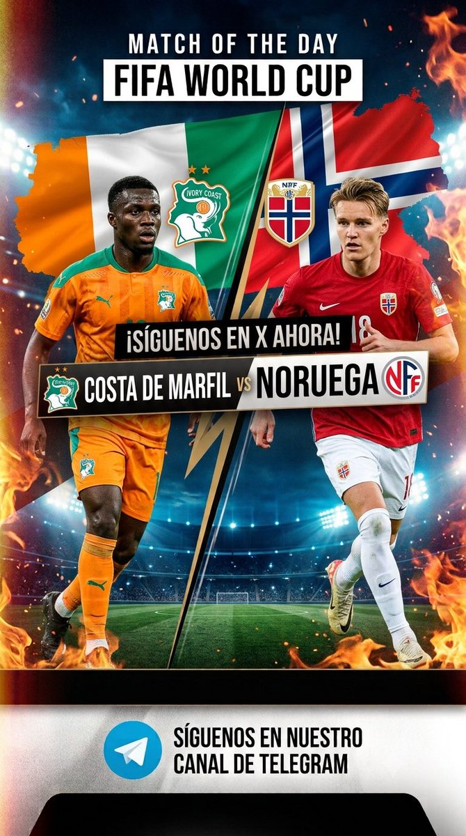 BajoPalosPick's tweet photo. 📊 ¡INFORME DISPONIBLE! Analizamos a fondo el Costa de Marfil vs Noruega. Desmenuzamos la pizarra táctica, el rendimiento métrico de sus figuras y las claves colectivas que definirán el partido en el medio campo. 👇 ¡Enlace en Telegram!

https://t.co/JBuFyu7wPs https://t.co/RVlhZagHgX