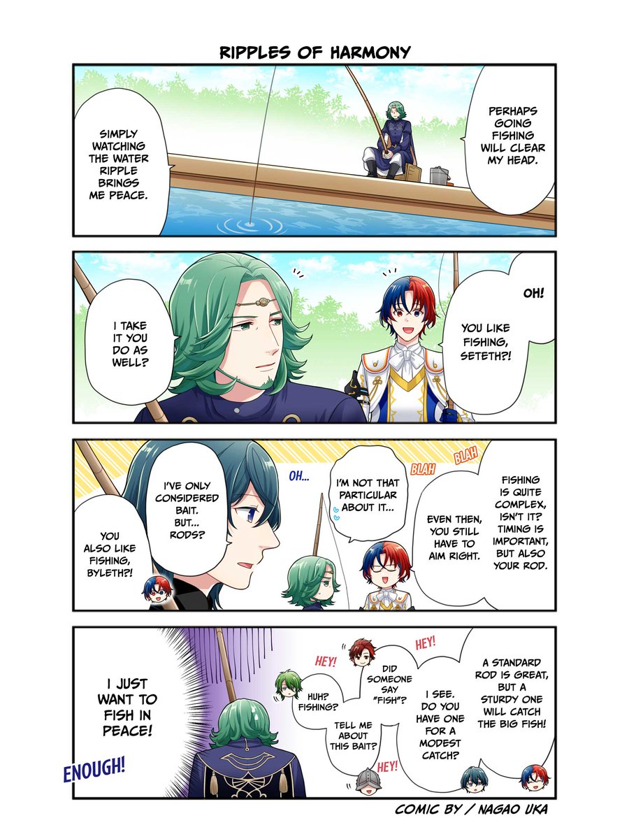 FE_Heroes_EN's tweet photo. The latest installment of A Day in the Life, the #FEHeroes online manga, is now available!

←Read comic right to left https://t.co/dMrn4y6Br4
