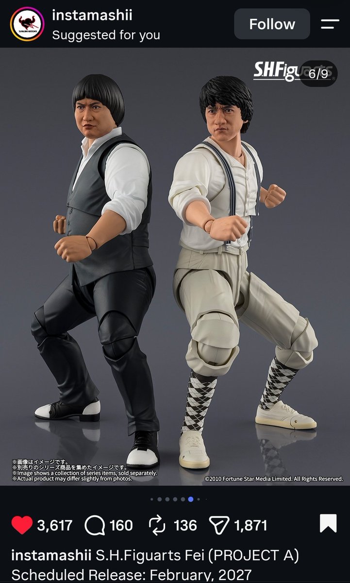 BattyWanderer's tweet photo. SH Figuarts Sammo Hung is crazy

(just don't look at the comments if you don't want to get ragebaited) https://t.co/CUU8MskbQ7