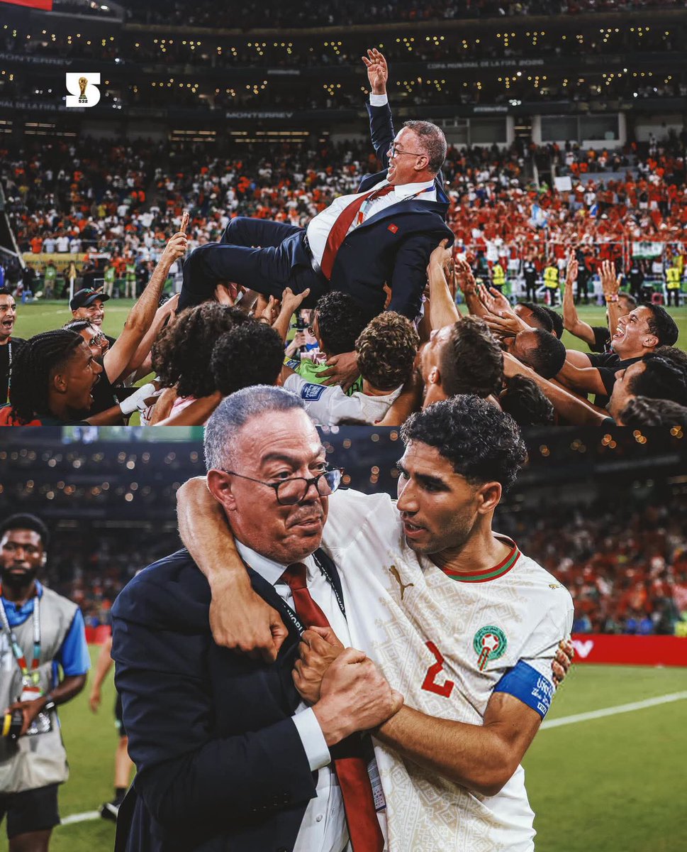 TheRealMarroqui's tweet photo. Les larmes de joie de notre GOAT Faouzi Lakjaa ❤️🇲🇦

#DimaMaghrib #Maroc #Morocco https://t.co/hIycjgMpAx