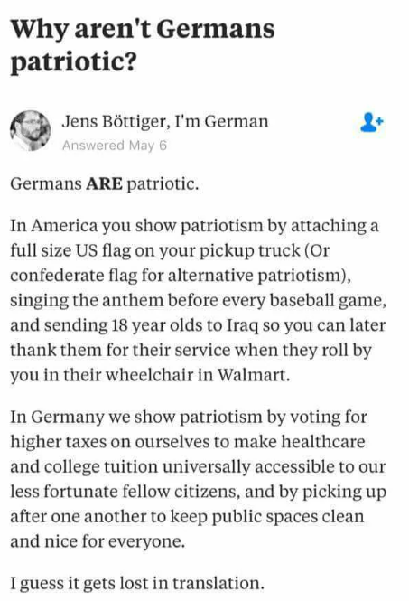 deuce1110's tweet photo. @dieworkwear The cheapest sort of pride is national pride; for if a man is proud of his own nation, it argues that he has no qualities of his own of which he can be proud; otherwise he would not have recourse to those which he shares with so many millions of his fellowmen.
Arthur Schopenhauer https://t.co/yjbEhlbD2s