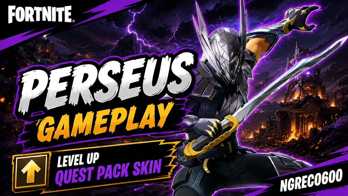 ngreco600's tweet photo. QUEST PACK SKIN "PERSEUS" Victory Royale Gameplay in Fortnite! 

Watch here--> https://t.co/jDCzqR7eIb 

#Fortnite #Perseus #FortniteC7S3 #FortniteRunners #QuestPack https://t.co/OEDRwa4EEp