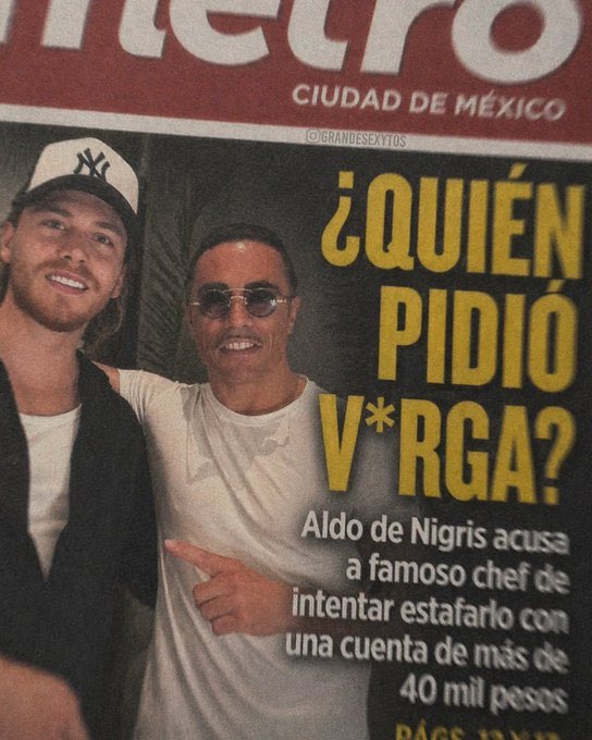 kirami015's tweet photo. No puedo creer que lo de la estafa a Aldo sea hasta portada de periódico jajaja Aldo solo quería prevenir a la gente de ese modus operandi y terminó siendo noticia nacional 😂 #Aldotdenigris https://t.co/zBRbkcvMfu