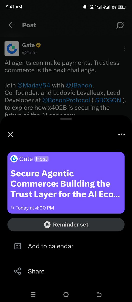 Robi_2024's tweet photo. @Gate @MariaV54 @JBanon @BosonProtocol Always excited to hear the vision behind the technology. 🚀 https://t.co/QjAilYvjnU