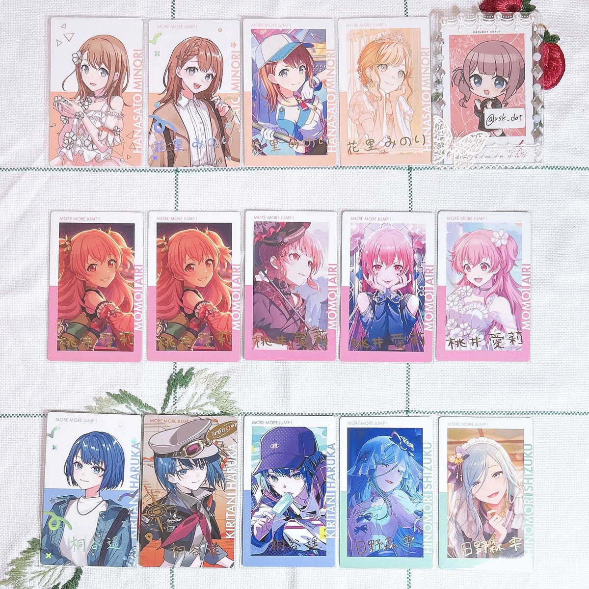 rsk_dot's tweet photo. 【交換】 プロセカ エピカ 箔押し

譲 1-6

求 穂波 7枚目 求印>無印(各2まで)

﹣大阪手渡し > 郵送
作りたてのアカウントのため手渡し優先
同日発送でも可能な方のみ郵送可
﹣赤線は求印との交換のみ
﹣⭐️は傷あり

お気軽にお声掛けください！🌷 https://t.co/UCHMeLz0Rq