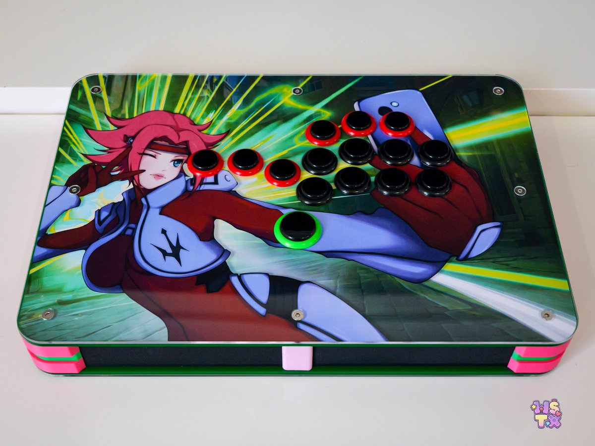 WaifuSticks's tweet photo. Todays build is for @thefast___ !

It’s a really mix of Kallen and https://t.co/kp1ZwzPpQq! I love the artwork. 

Thank you for believing. https://t.co/XHSBAVYdMt