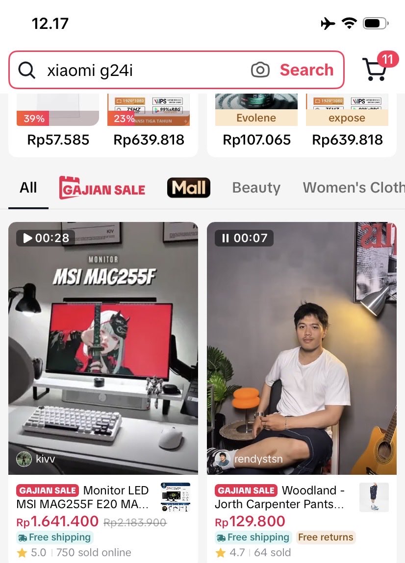 rendystsn's tweet photo. kaget! buka tiktok shop tbtb ada video lama aku wkwkwk

seneng sih, di-notice sama tokonya https://t.co/b03IHDWuvs