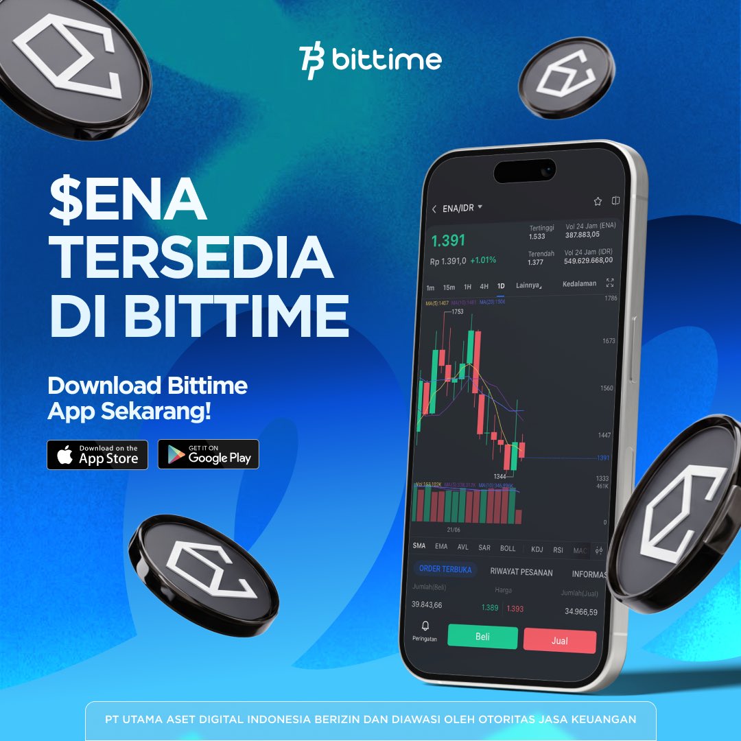 bittimexchange's tweet photo. Ethena x BlackRock resmi berkolaborasi! ๐
Integrasi USDe ke Aladdin menjadi salah satu langkah penting dalam mendorong adopsi aset digital.
Trade ENA sekarang dan pantau pergerakan harganya di #Bittime.
๐https://t.co/ae2NnLNqDX
#blackrock #ethena #aladdin https://t.co/PimKpSf5Ll