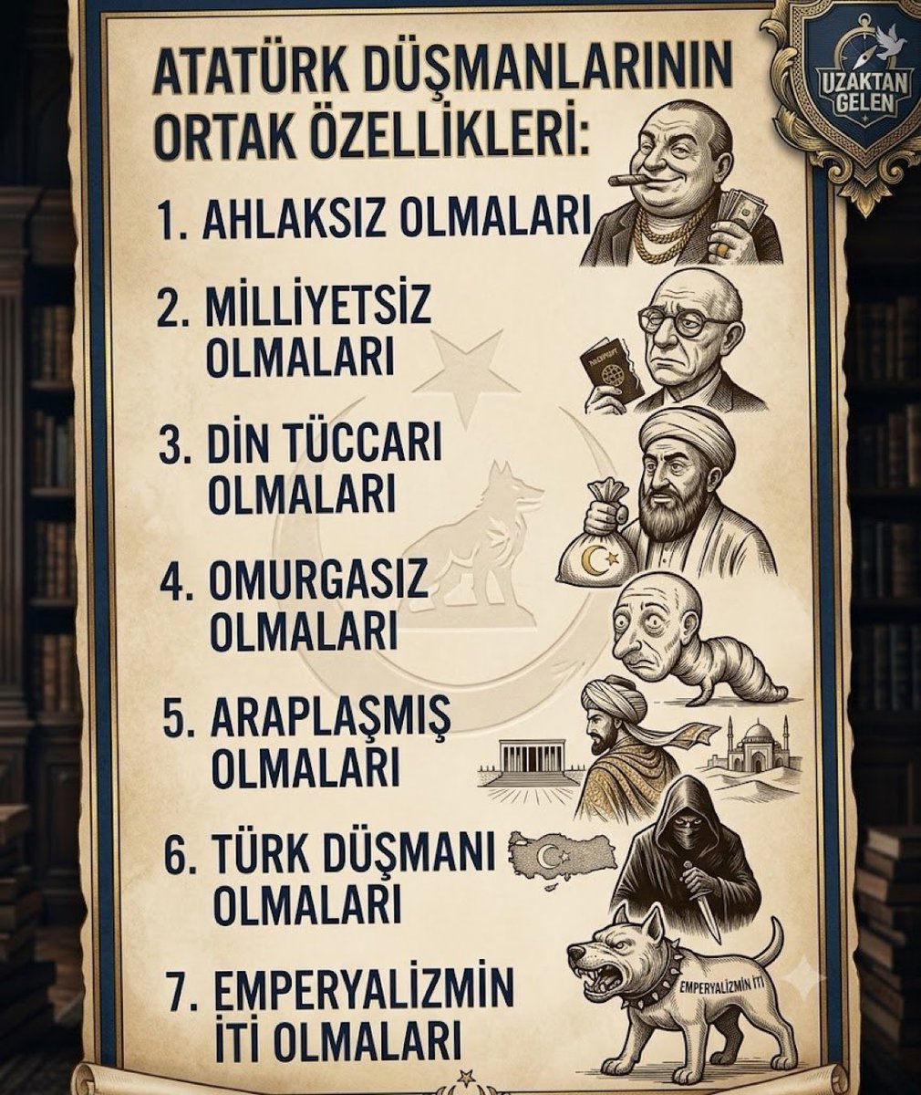 gokceekatuun's tweet photo. Atatürk düşmanlarının özellikleri https://t.co/1ej2thHrpm