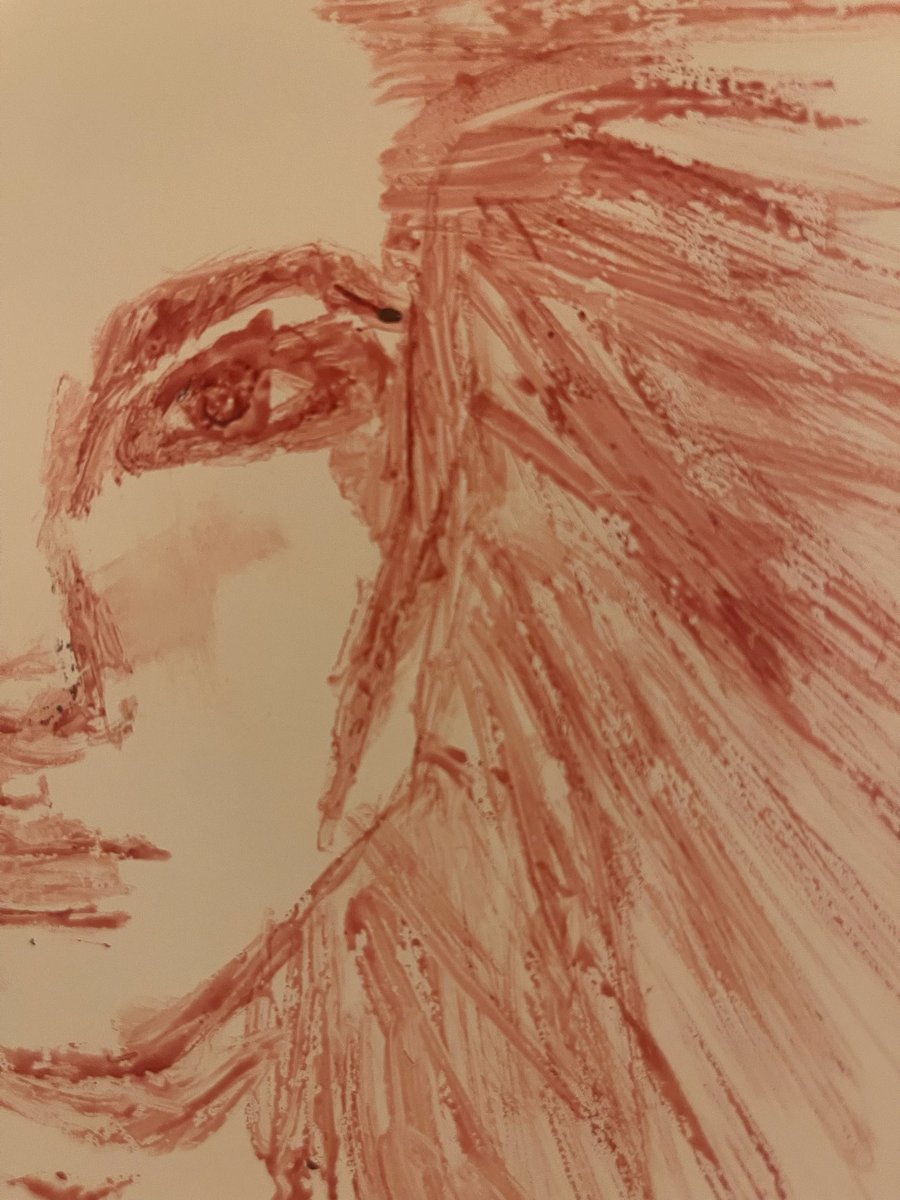 ankhcent's tweet photo. Blood paintings of bill so far im strting to love this #988twt #shtwt #shedtwt #billkaulitz https://t.co/7cIZHadSk8