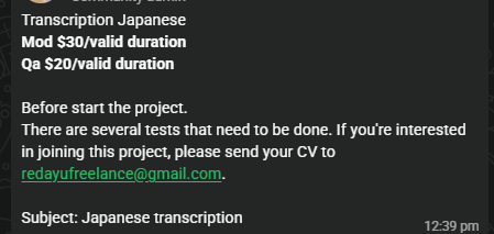 curiousvae's tweet photo. @tanyakanrl aku join community di wa, kebanyak project recording/transcription. https://t.co/66SPUrgwIN