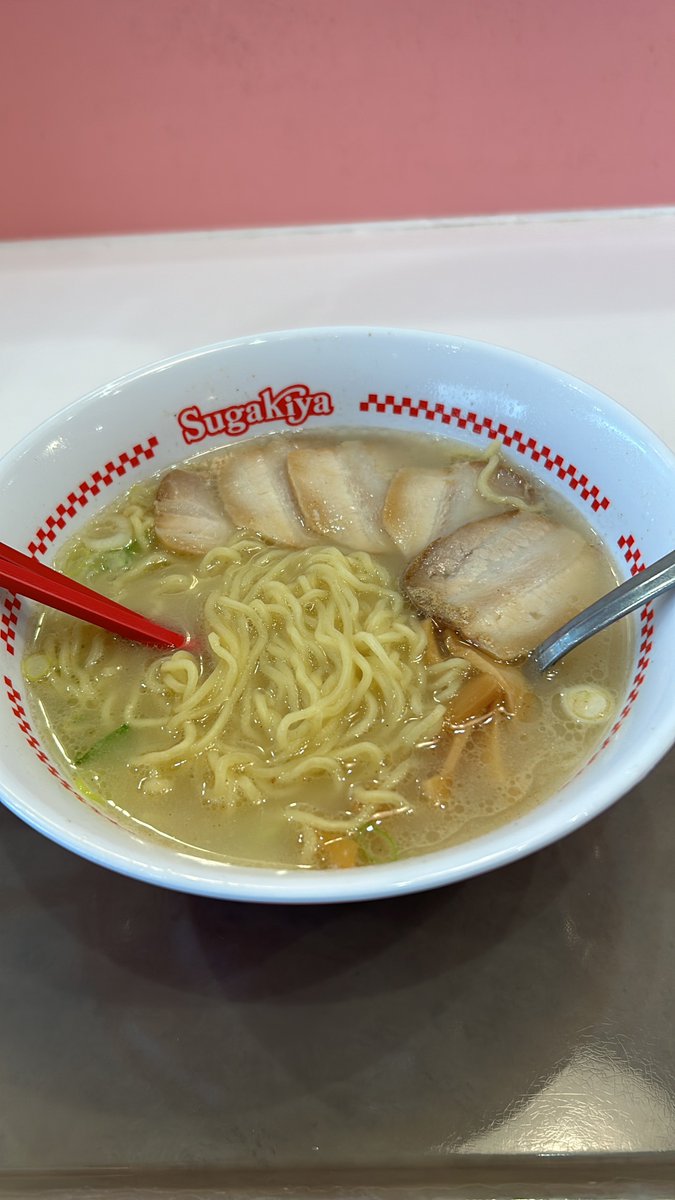 I74Yfi's tweet photo. 久々にスガキヤ！意外と麺多い！🍜 https://t.co/TZvzxfeqnj