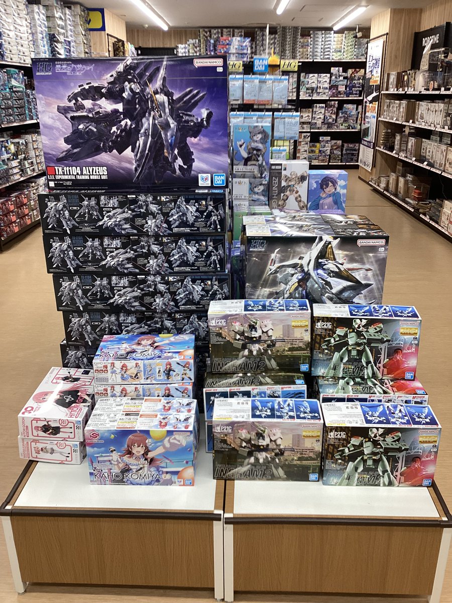 バンダイプラモデル再生産商品入荷しております