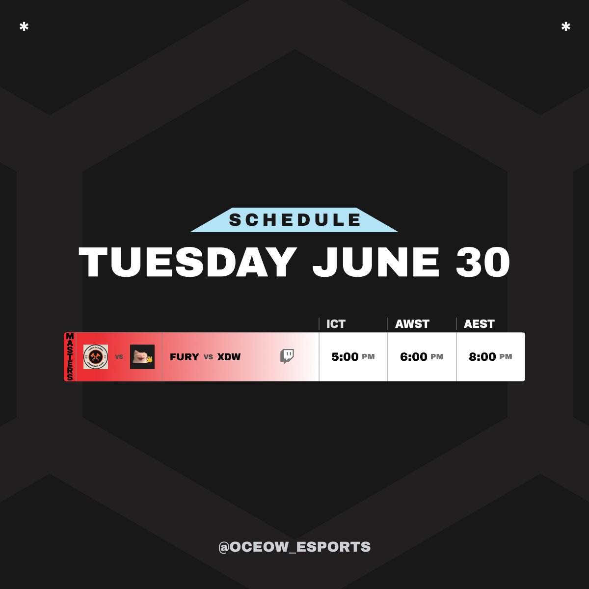 OW OCE Esports tweet media