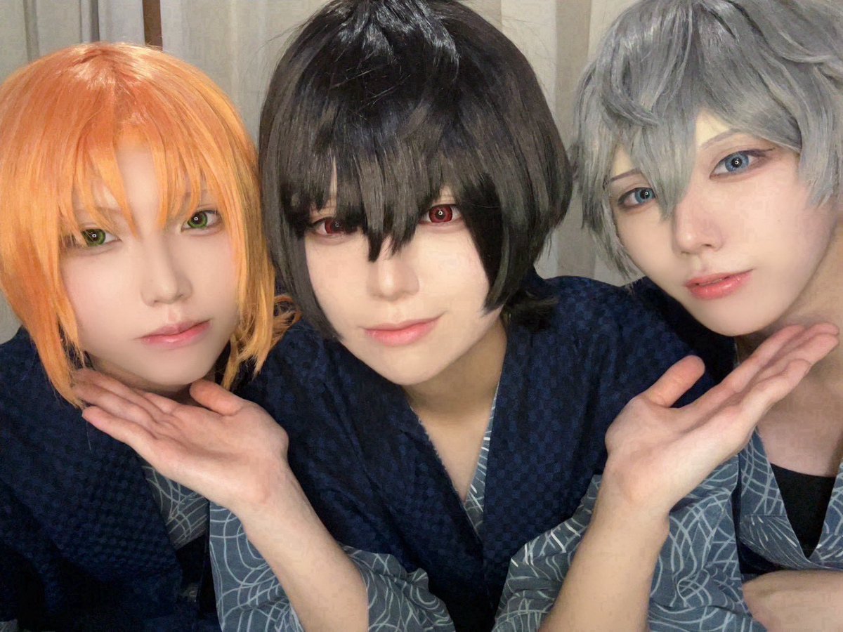 gamusan_'s tweet photo. cos. ♨️

両手にイケメンで〜す♪ https://t.co/3xr2MHyIWL
