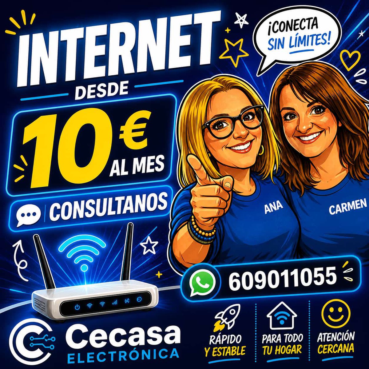 CECASAELECTRONI's tweet photo. Por preguntar no pierdes nada ! Hablaras con nosotras, no con máquinas ! 😉🤖
🟩Whatsapp 609011055 
✅Estamos en Málaga, Avda de Velázquez 18, Bda El Torcal. Te esperamos ! 😊 https://t.co/IH0JTeba7U