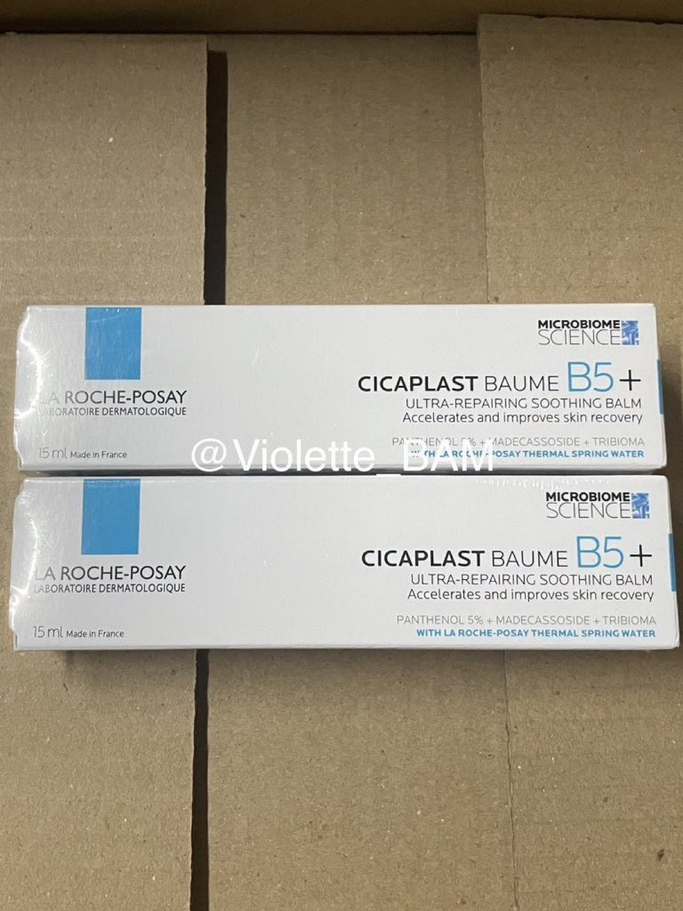 Violette_BAM's tweet photo. #พร้อมส่ง ของใหม่ ลาโรช Laroche posay cicaplast baume b5+

💙 15 ml. (exp.02/2028) 
🏷 199 ส่งฟรี J&amp;T❗️ 

สนใจdmค่ะ #ส่งต่อ #ส่งต่อสกินแคร์ #larocheposay   #สกินแคร์รักษาสิว https://t.co/J9u3gLdXHS