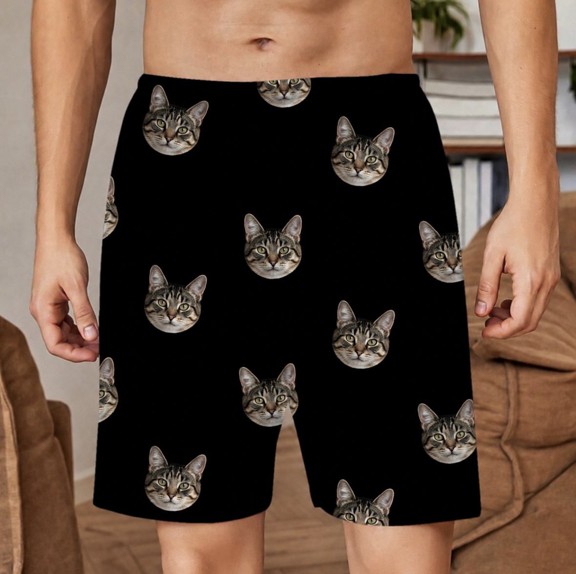 usagi_lover014's tweet photo. このパンツオリジナルで作った！
愛猫の写真を使ってこんなの作れるのほんと最高！
めっちゃかわいい！！
SHEINで作れるよ！
詳細は↴ https://t.co/QoJ1U5Jsob