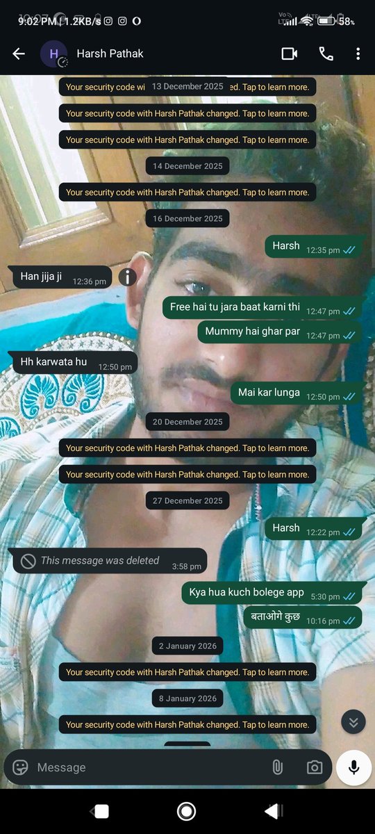 HarshSharma8899's tweet photo. 13-5-26 database delete ho gya bina backup k 90day mera data retained kar dijiye @WhatsApp @kunalb11 @SushantBSinha @warikoo galti se hua mera 8 saal ka data + divorce case ka data tha. Stress, nervous,dead condition m ho . Please help submitted kar chuka mail +whatsapp complaint https://t.co/ur3ottGGFH