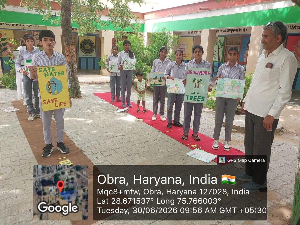 gsssobra's tweet photo. On the last day of the camp, poster making and pledge to protect the environment was conducted by Mr. Sombir, Mrs. Sushila and Mr. Sandeep Kharsu. Camp was concluded successfully with all objective delivered among students. https://t.co/GGeu5Zkurl