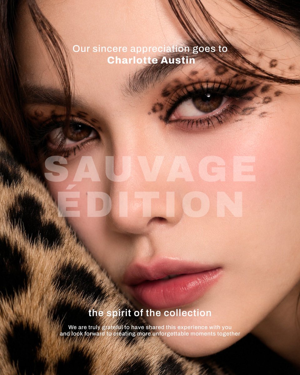 oandb_official's tweet photo. Our sincere appreciation goes to Charlotte Austin for being part of the O&amp;B Wild Elegance journey. 🐆✨

From Seoul to the Wild Elegance campaign, your elegance, confidence, and professionalism embodied the spirit of the collection. 🖤

#OANDBWildElegance
#CharlottexOandBinSeoul https://t.co/jVpqJazHEk