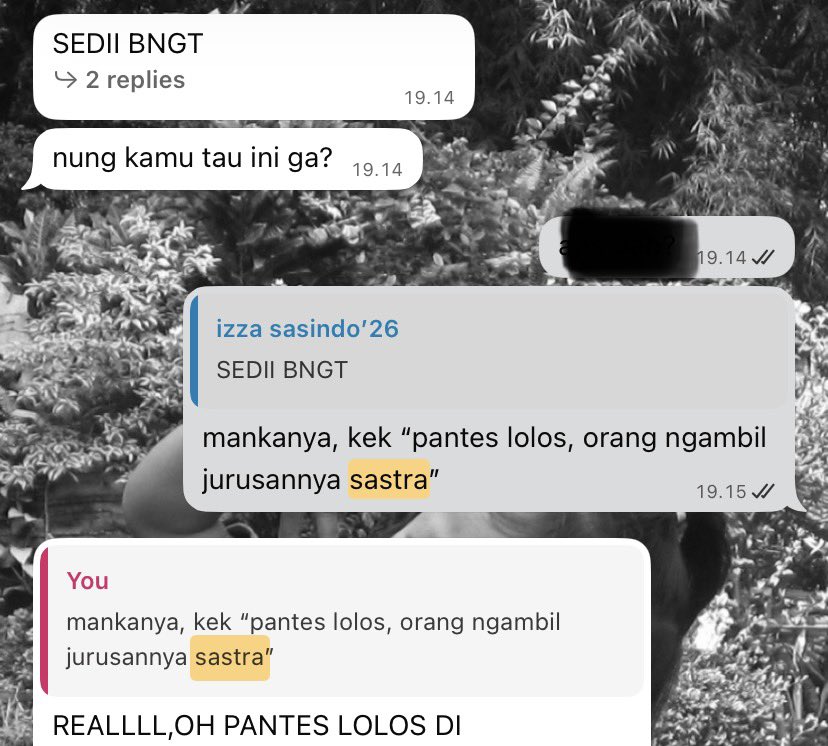 bukanfufa's tweet photo. hehehehhe normalisasiin ya semua jurusan itu masuknya susah 😅😅😅😅😁😁😁😁 kita juga sama sama mertahanin nilai hehehehehe 😅😅😅 sama sama ngerjain tes juga hehehehhehe 😅😅😅😅😅 jadi, saling ngehargain ya heheheheheh 😄😄😄😁😁😅😅 https://t.co/fikl2n21Wy