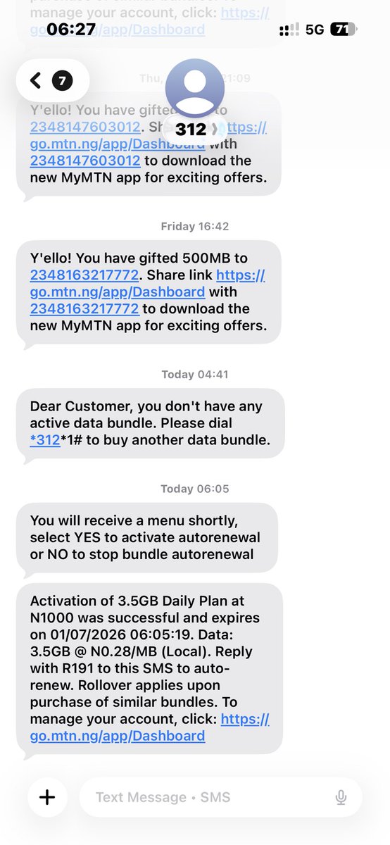 harmmzzyy's tweet photo. I checked my data balance yesterday when MTN network was terribly bad, this morning i switched back my Data to @MTNNG  and it was still not connecting 
I decided to check my Data💔💔
Data has been swept of their feet😭
From 14gb to 0
I hag to do a binge plan this morning https://t.co/QfCOlhRYy2