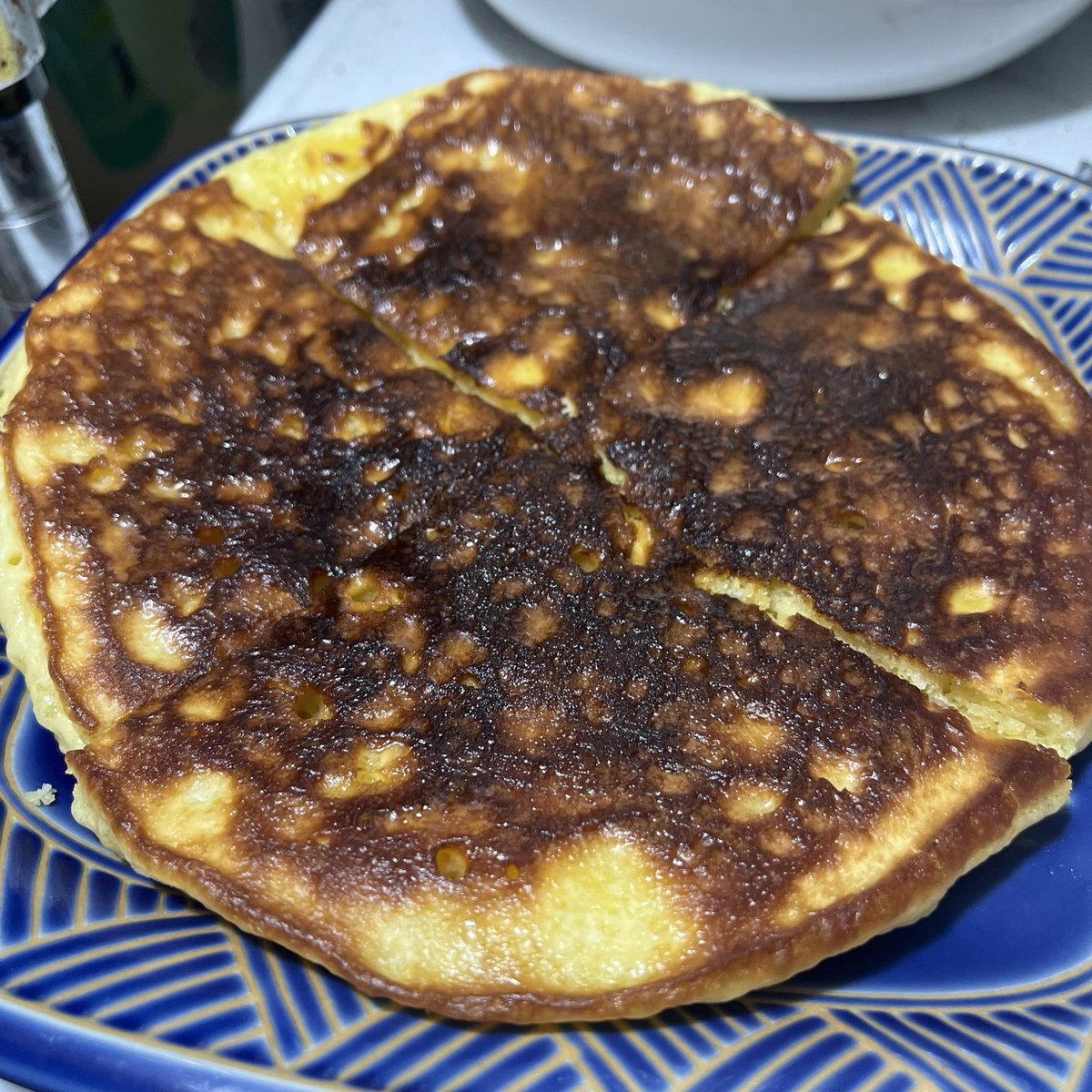 ephrem373's tweet photo. 大谷選手ホームランおめでとうのホットケーキ https://t.co/Lefeu5K0an